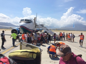 The plane that took my friends home.