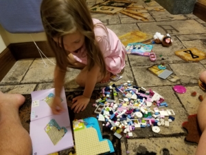R building her lighthouse